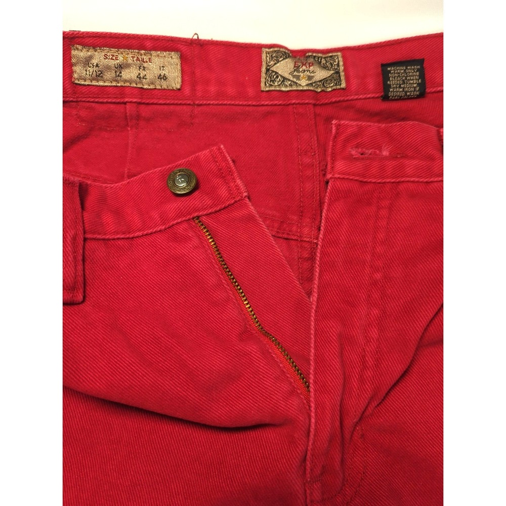 Vintage Express Red Jeans Women 11 / 12 No 4 international Campaign Boho Cowgirl